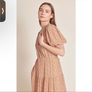 Trovata Floral Midi Arden Dress